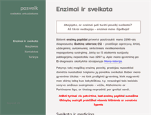 Tablet Screenshot of pasveik.info
